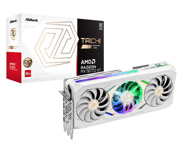 AMD Radeon RX 9070 XT Taichi White 16GB OC